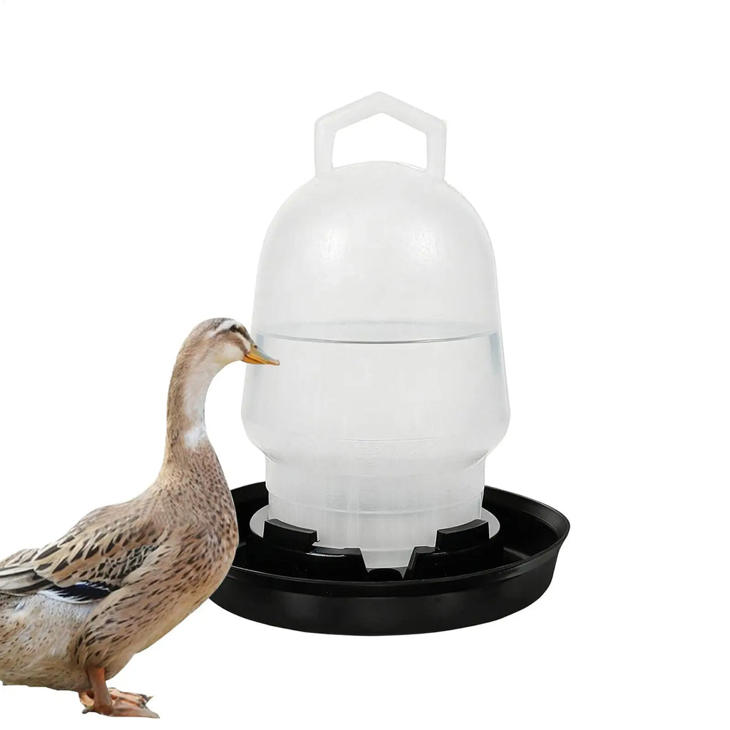 Automatic Chicken Waterer Poultry Drinker Poultry Waterer for Duck Goose Pigeon Quail Livestock Coop Farm Feeding Drinking Qme