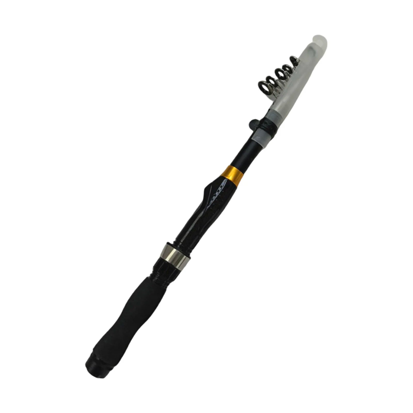 Portable Collapsible Fishing Pole Lightweight and Compact Design Portable Angling Pole Super Short for Saltwater and Freshwater Qme 1.5M