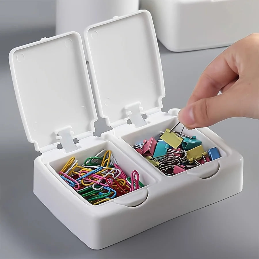 1pc Anti-dust Swab Storage Box Drawer Desktop Trinket Small Box Student Makeup Box Toothpick Organizing Storage Box Qme 1pc
