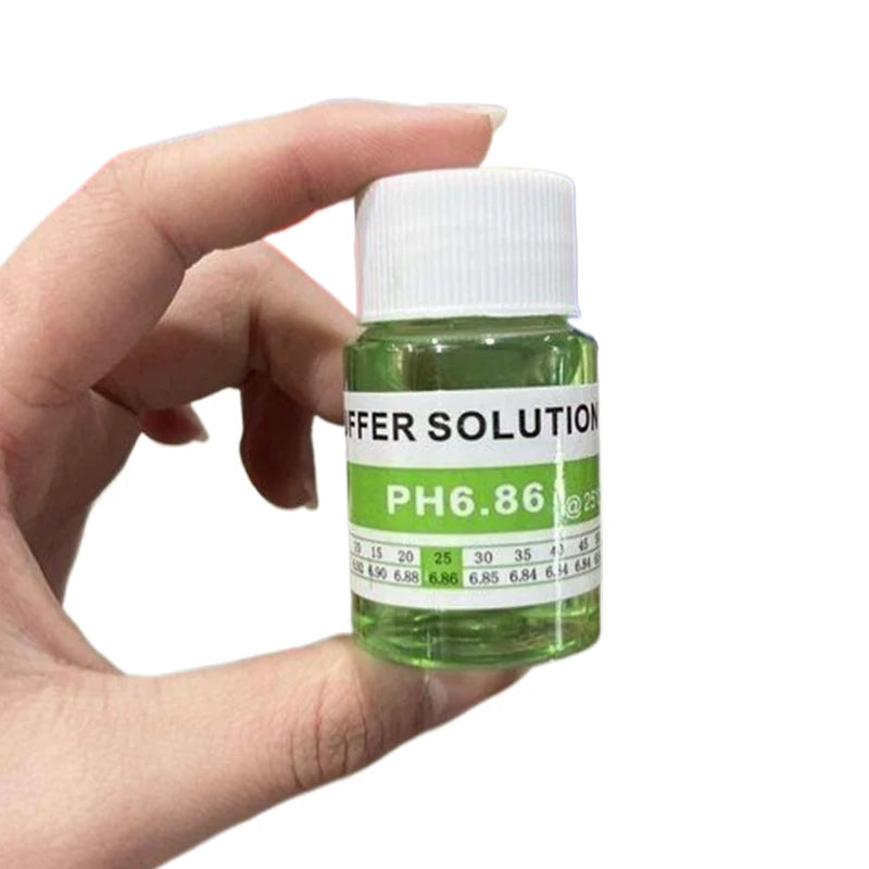 Reusable 50 Ml Bottles Of PH 4.00 6.86 9.18 Calibration Solution PH Solution Buffer PH Meter Buffer Solution Meter Calibration Qme PH6.86