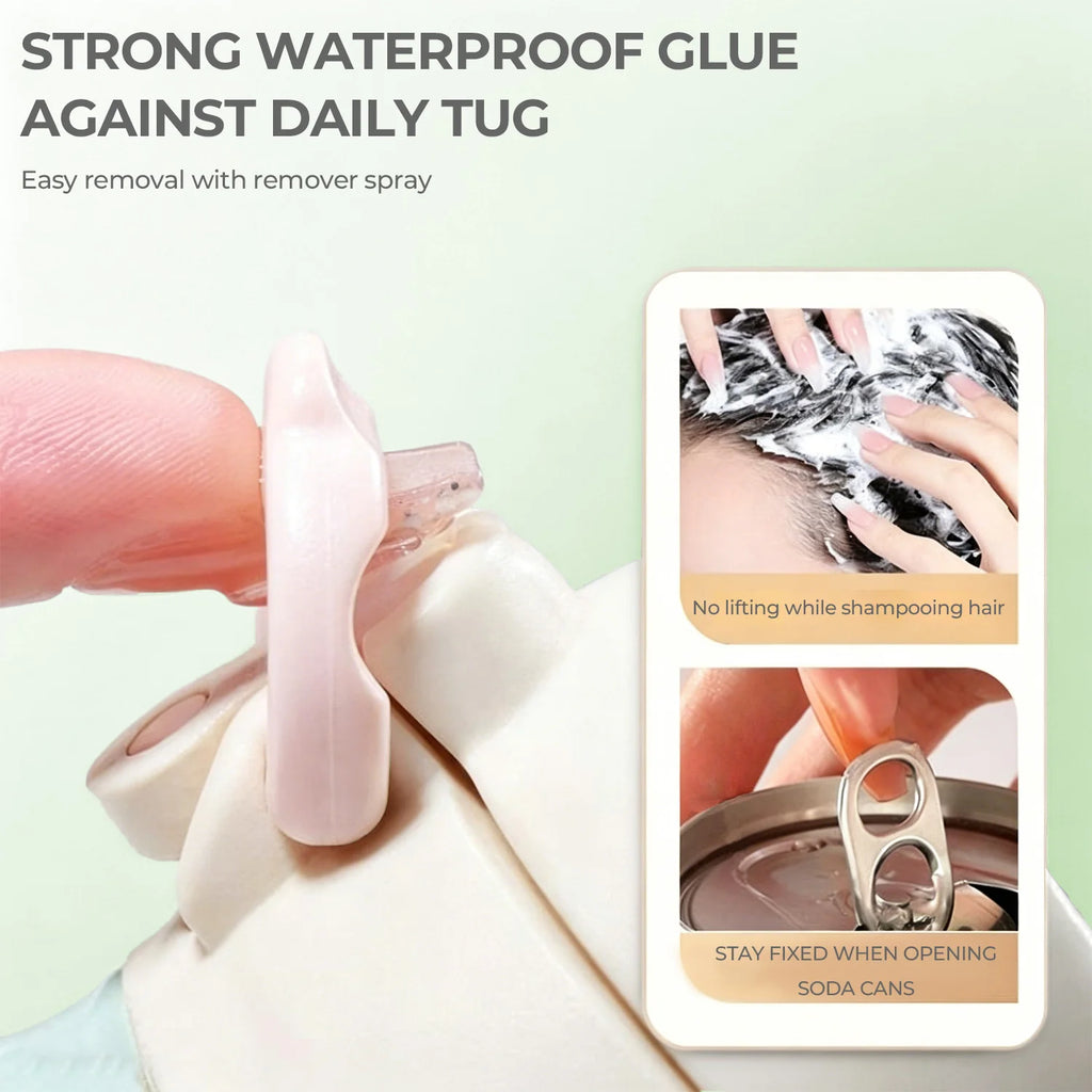 Nail Glue Gel Remover Strong Adhesive Press Nails Quick Dry Plant Qme