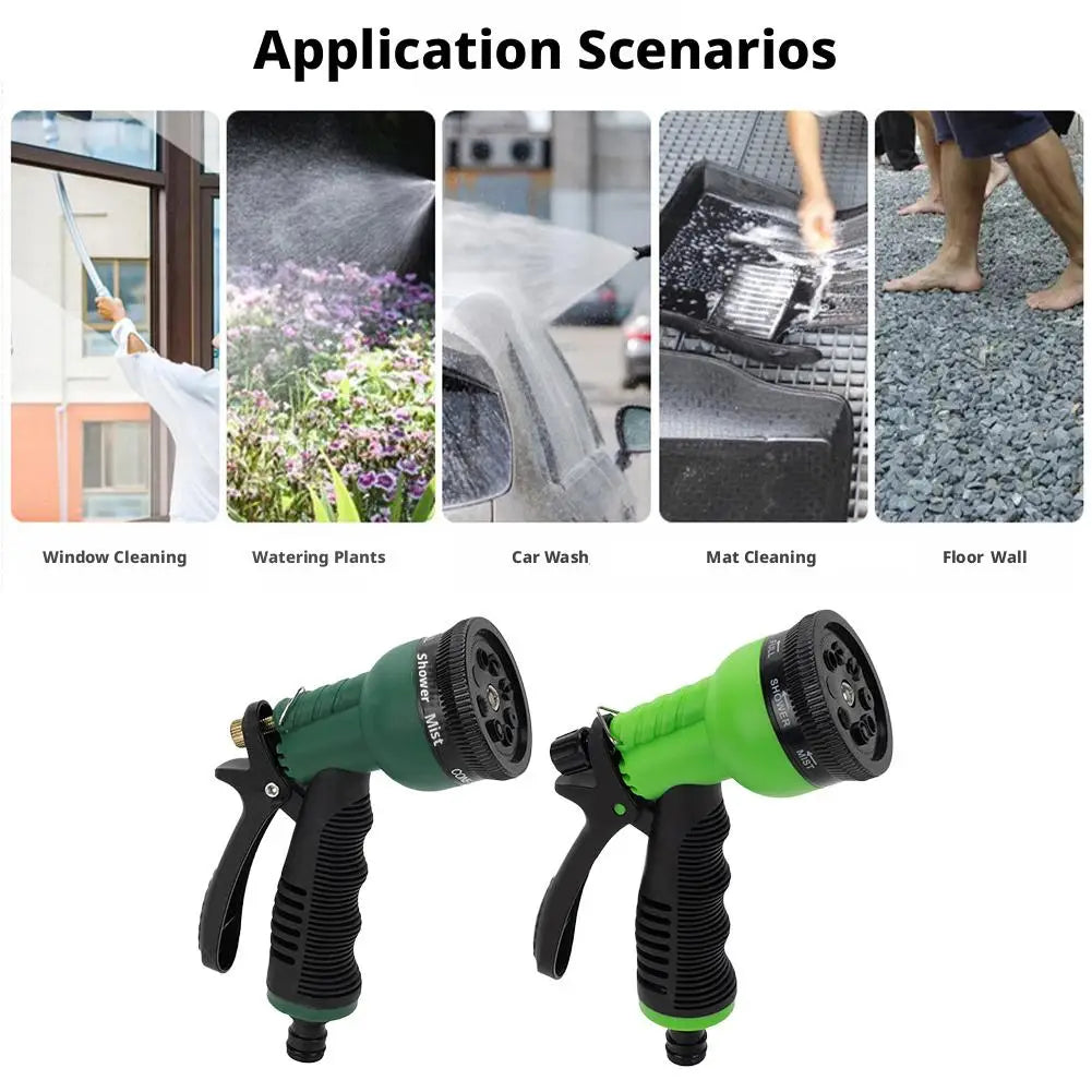 Adjustable Spray Patterns Lawn Garden Hose Nozzle Sprayer Water Qme