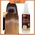 GZE Collagen Keratin Hair Spray | Heat Protectant Spray for Hair Detangler & Shine Spray | Frizz Control, Repairs Damaged Hair Qme GZE578
