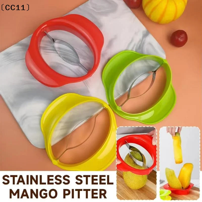 Mango Peeler Slicer Peeling Tool Divider Fruit Slices Ergonomic Qme