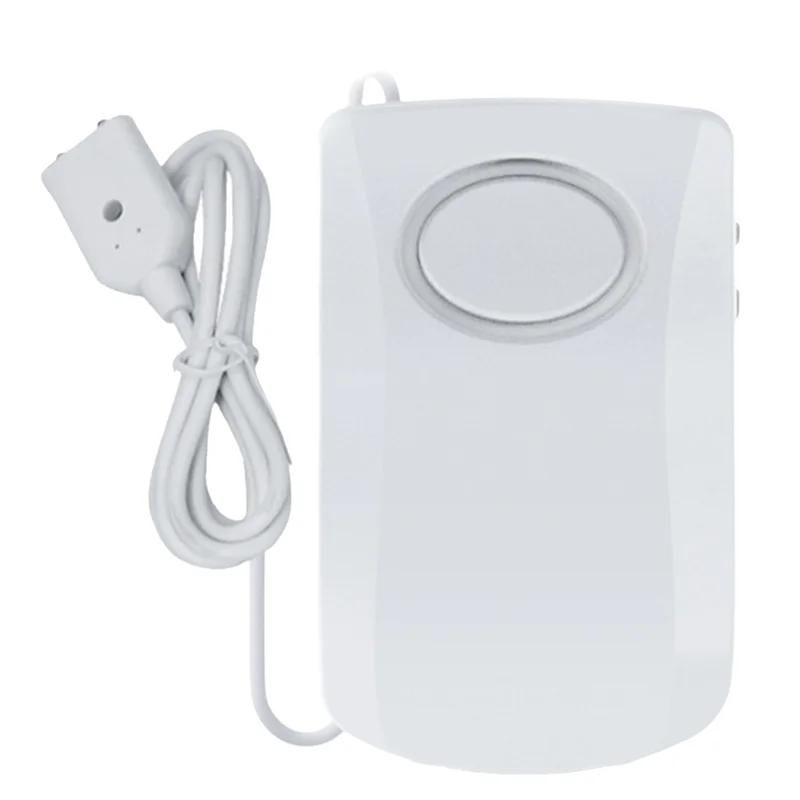A02F-Water Leak Sensor Detector High Decibel Water Leak Detector For 130DB Work Alone Independent Battery For Home Security Qme