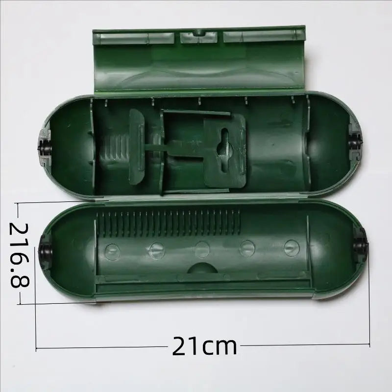 1Pcs Waterproof Outdoor Cable Junction Box Dustproof Weather Resistant For Yard Garden Electrical Wiring Projects Qme Green junction box