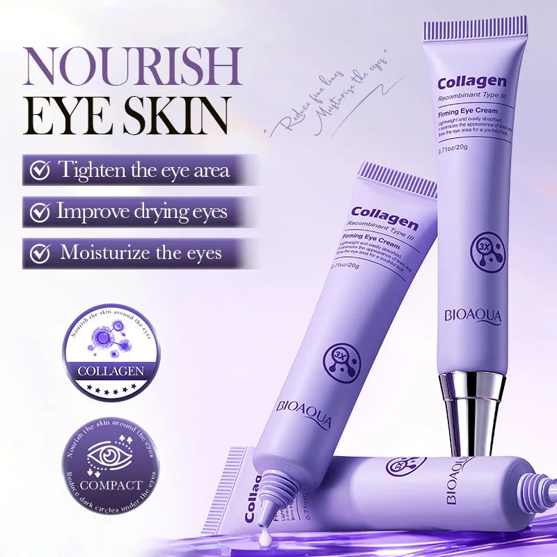 Collagen-infused Firming Eye Cream Reduces Fine Lines Leaving Face Qme