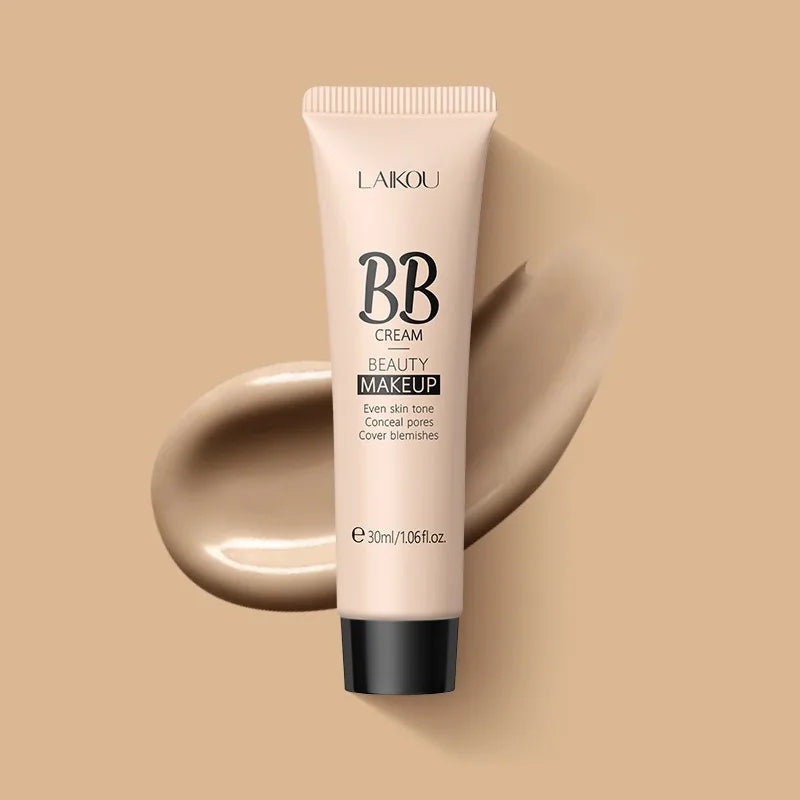 BB Cream Brighten Even Skin Tone Liquid Foundation Moisturizing Hydrating Concealer Cover Blemishes Concel Pores Makeup Base Qme 240 Natural