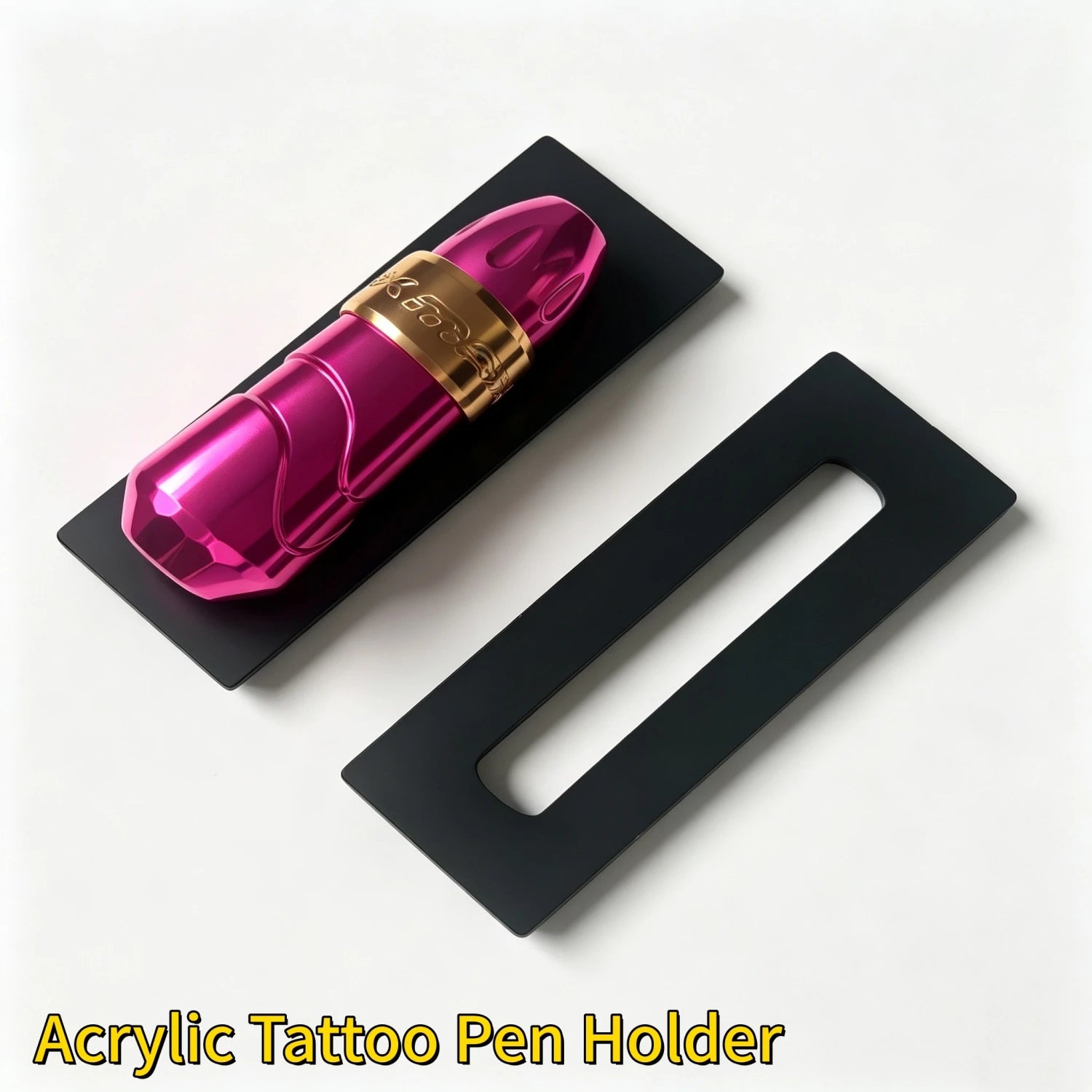Circular Tattoo Machine Display Stand Acrylic Holder Tattoo Pen Machine Rack Support Organizer Tattoo Pen Rack Qme