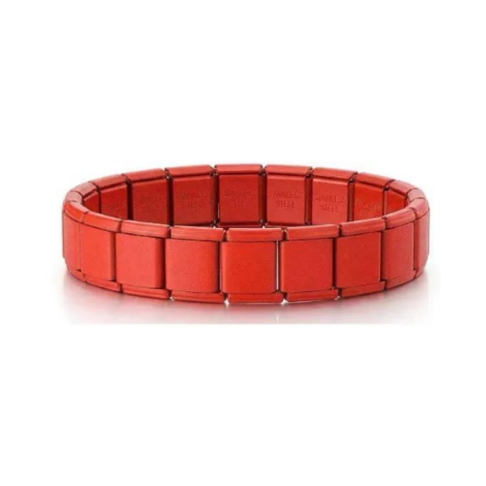 New Simple Fashion Elastic Italian Charm Link Chain Stainless Steel Bracelet for Men Women Metal Bangle on Hand DIY Jewelry Gift Qme Style 7-13mm