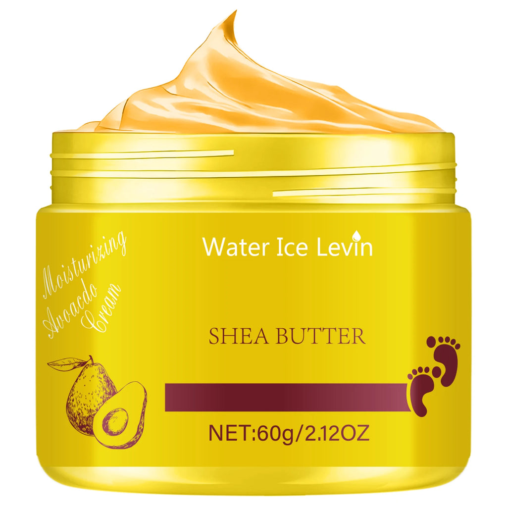 Water Ice Levin Shrando Pure Shea Butter 60g | Intense Moisture Lock | Skin Repair & Nourishment for All-Day Softness Qme one 50g