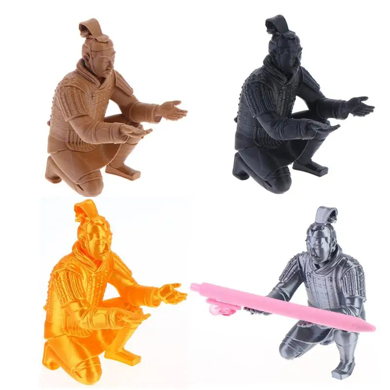 Creative Terracotta Warriors Pen Holder 3D Printing Pencil Storage Qme
