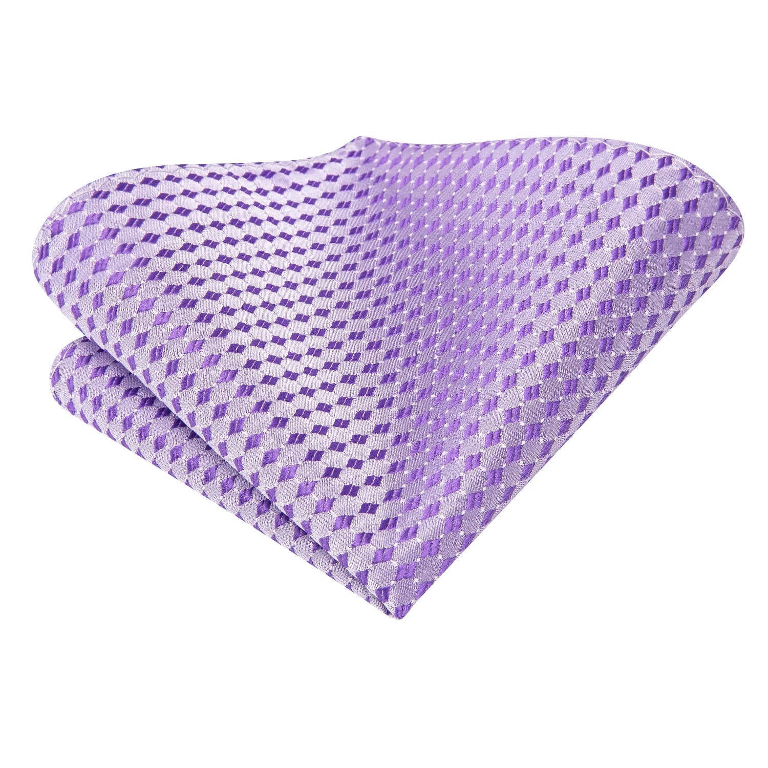 Hi-Tie Purple Floral Novelty Men Elegant Necktie Handkerchief Cufflinks for Tuxedo Fashion Classic Silk Luxury Tie for Man Qme