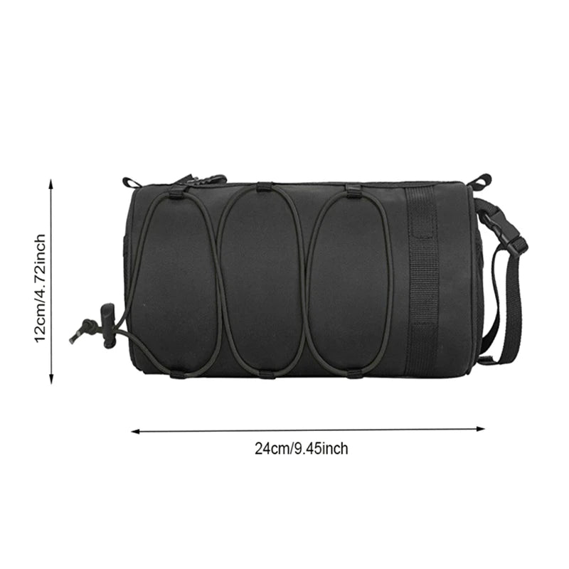 Bike Bag Portable Handlebar Pannier Multi-purpose Waterproof Backpack Qme