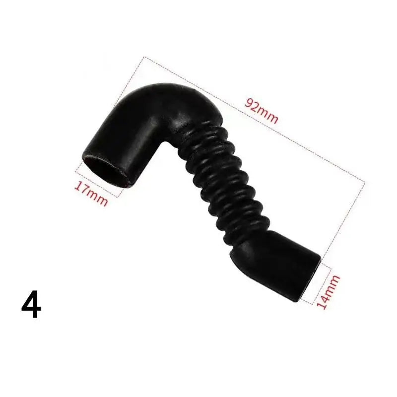 For Washing Machine Inner Drain Pipe Outlet Pipe Black With Extra Lining Flexible Rubber Hose Internal Connection Hose Qme A4