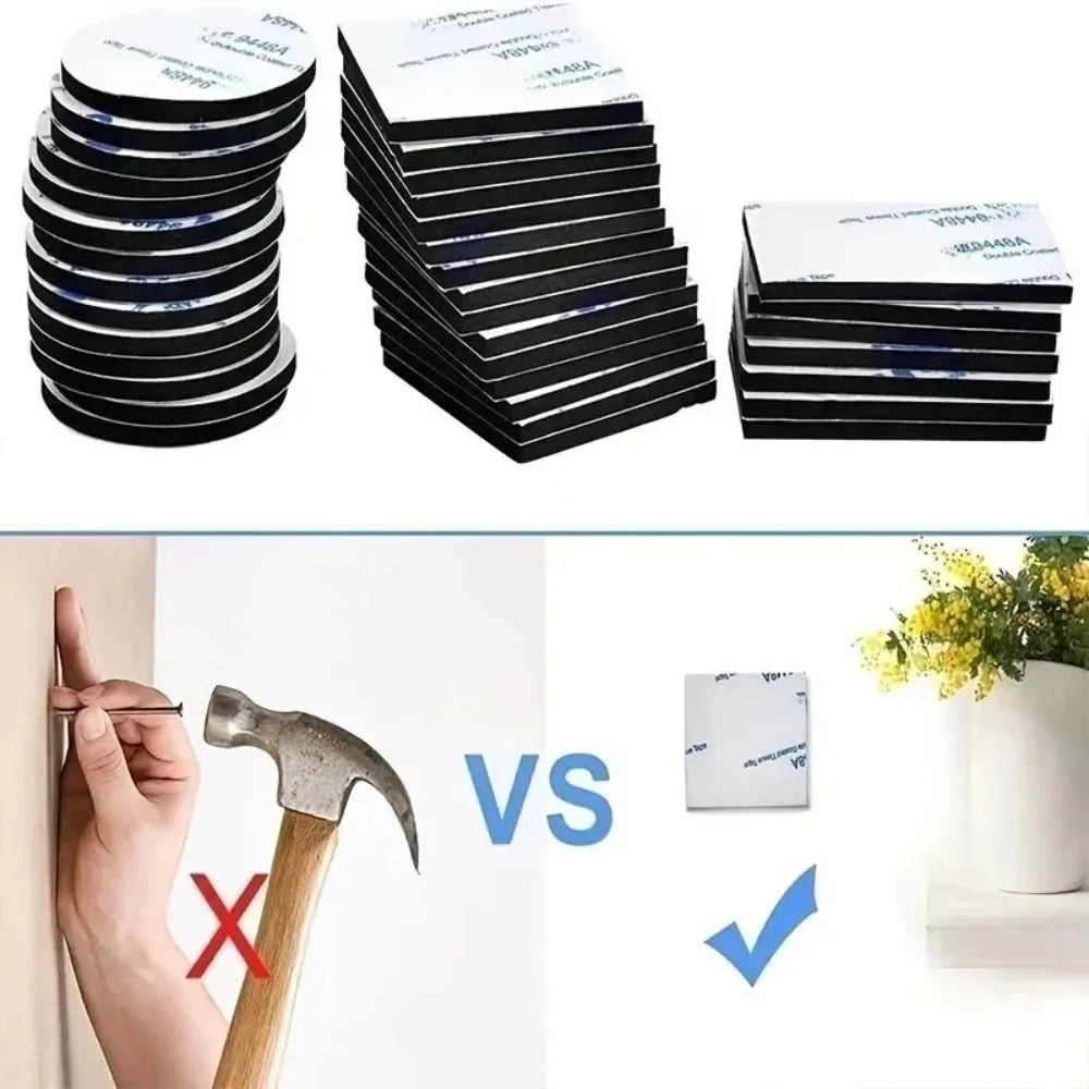 Wall Tape Suitable For Home, Office, Car, Outdoor Use 30pcs Double Sided Tape Qme