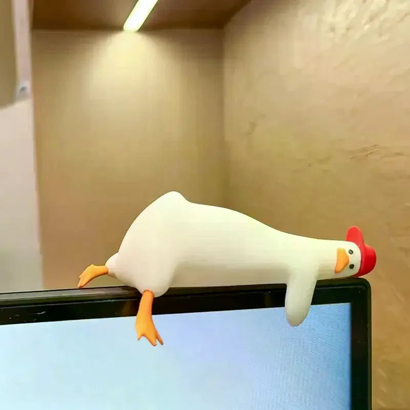 Cute Duck Bookend Book Holder Decorative Bookends For Heavy Books Anti Slip Book Stopper For Home Office Desk Qme