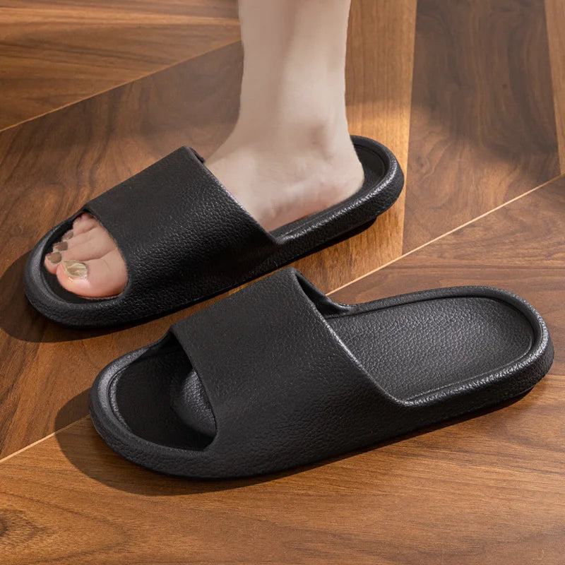Fashion Men's Summer Ligtweight EVA Indoor Home Sandals Slippers Shoes Men Slippers Outdoor Students Women Comfortable Slides Qme