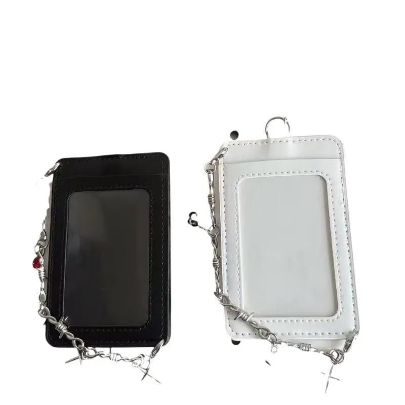 Kpop Photocard Holder PU Leather Photo Card Idol Photocards Cover Qme