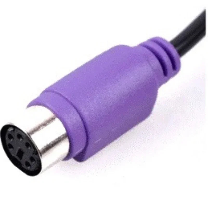 2pcs USB Male To PS/2 PS2 Female Converter Cable Cord Converter Adapter Keyboard Computer Cables & Connecting Hardware Cables Qme