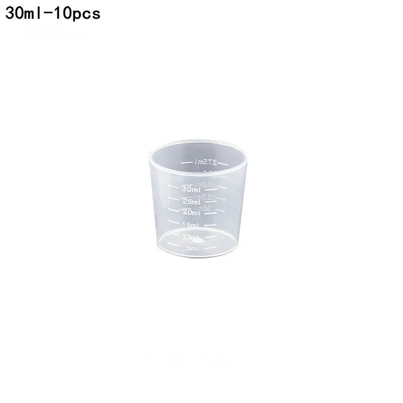Epoxy Resin Tools Silicone Pad Measuring Cups Beaker Disposable Stirring Stick Rods Spoons Gloves For Jewelry Making Accessories Qme 12