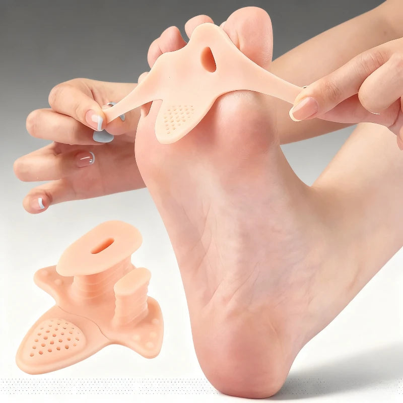 Soft Massage Forefoot Pads Holes Thickened Sole Toe Separators Daily Qme
