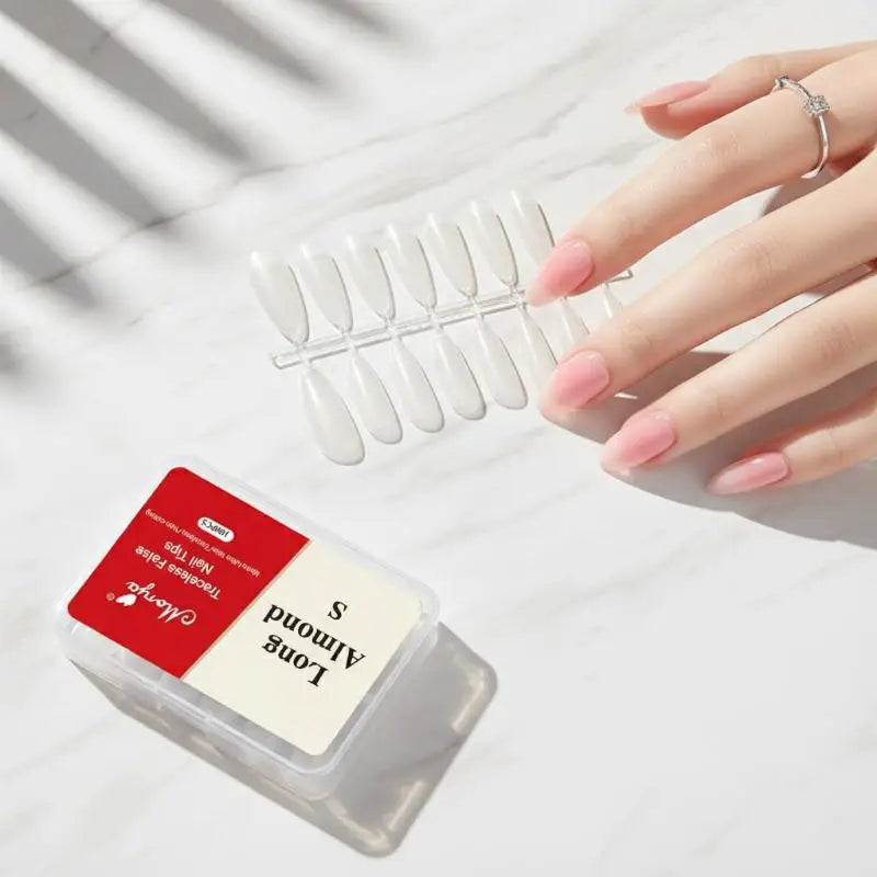 Soft Gel Nail Tips Full Cover Press Fake Nails Professional Supplies Qme
