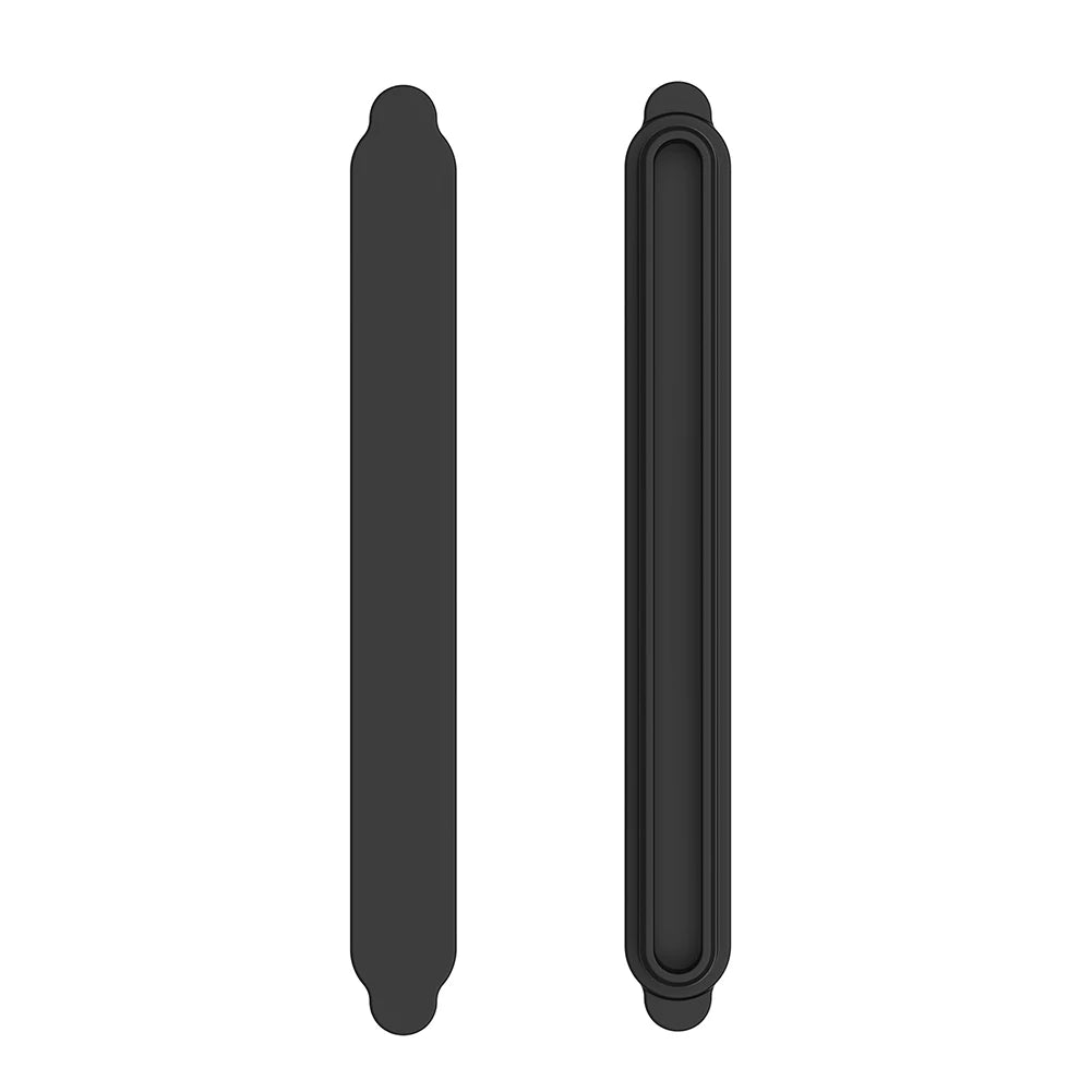 2pcs Side Plate Housing Shell Dust Proof Pack Silicone Dust Plug for Switch 2nd Generation Host Qme black