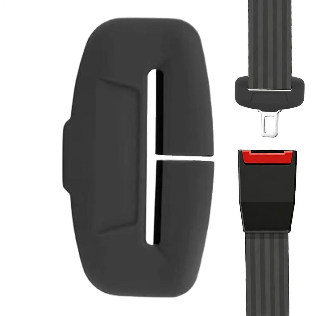 Seatbelt Clip Insert Seatbelt Silicone Locks Guard Auto Seat Strap Buckle Protector For Sedan SUV RV Truck Workshop Automotive Qme
