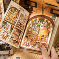 TIANZI 24/48 Pcs New 3D Cartoon Sticker Book DIY Landscape Stickers Pocket Book Cabin Scene Portable Sticker Album Game Books Qme 2B