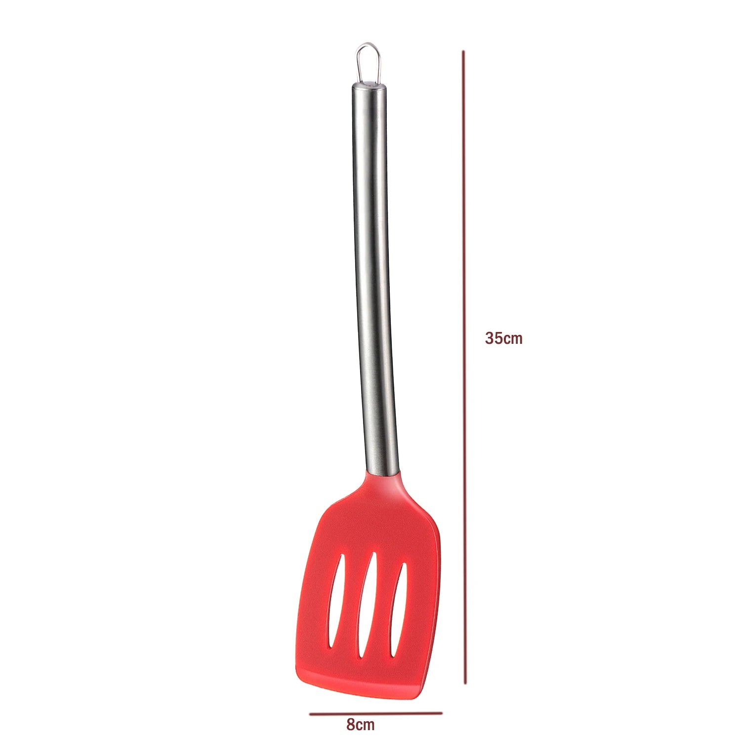 1Pc Silicone Solid Non Stick Kitchen High Heat Resistant Cooking Utensils Ideal Cookware for Fish, Eggs Qme Turner