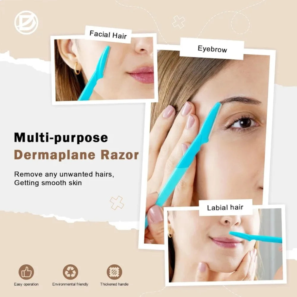 Eyebrow Trimmer Makeup Beauty Tools Safe Eye Brow Razor Face Body Qme