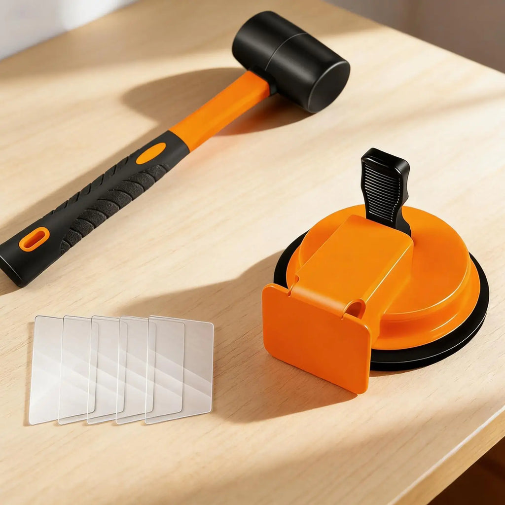 2026 Floor Crevice Fixer Tool Heavy Duty Flooring Alignment Tools with Sticky Pads Floor Plank Fixer for Home Office Apartment Qme