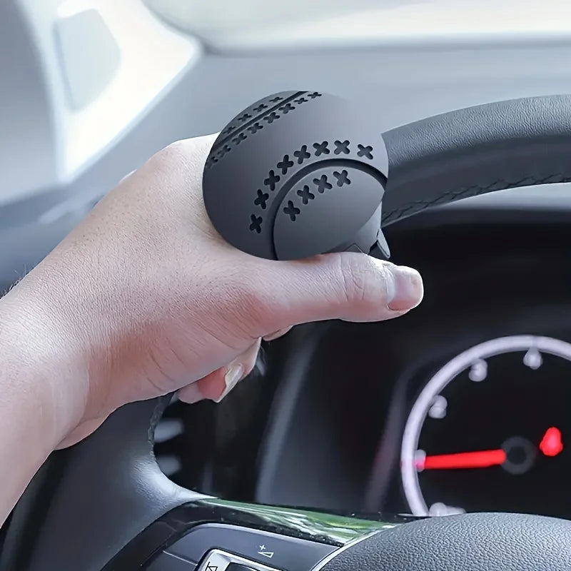 1pc Power Steering Wheel Assist Device for One-Handed Steering, a Tool to Make Turning Easier. Qme