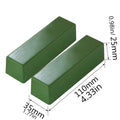 Premium Green Polishing Wax - Abrasive Compound for Metal Finishing, Stainless Steel & Copper Buffing Qme Green