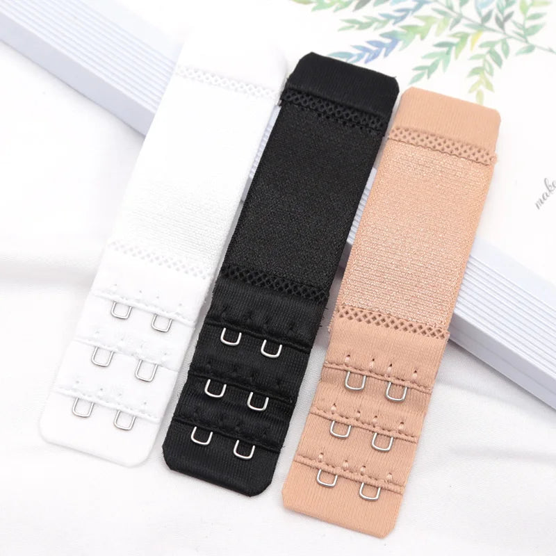 2 Hook Bra Extension Strap Extenders Women Adjustable Belt Buckle Qme