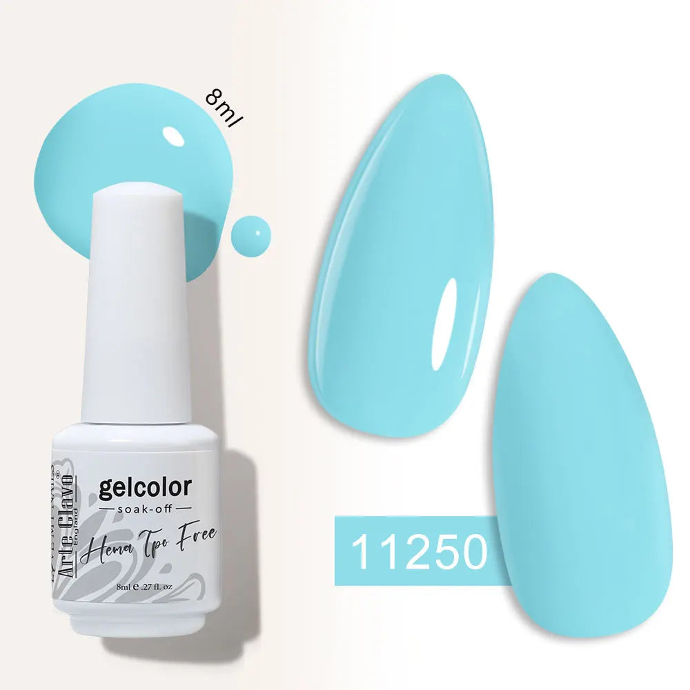 Arte Clavo Semi-permanent Gel Nail Varnish 180 Colors Semipermanent Qme