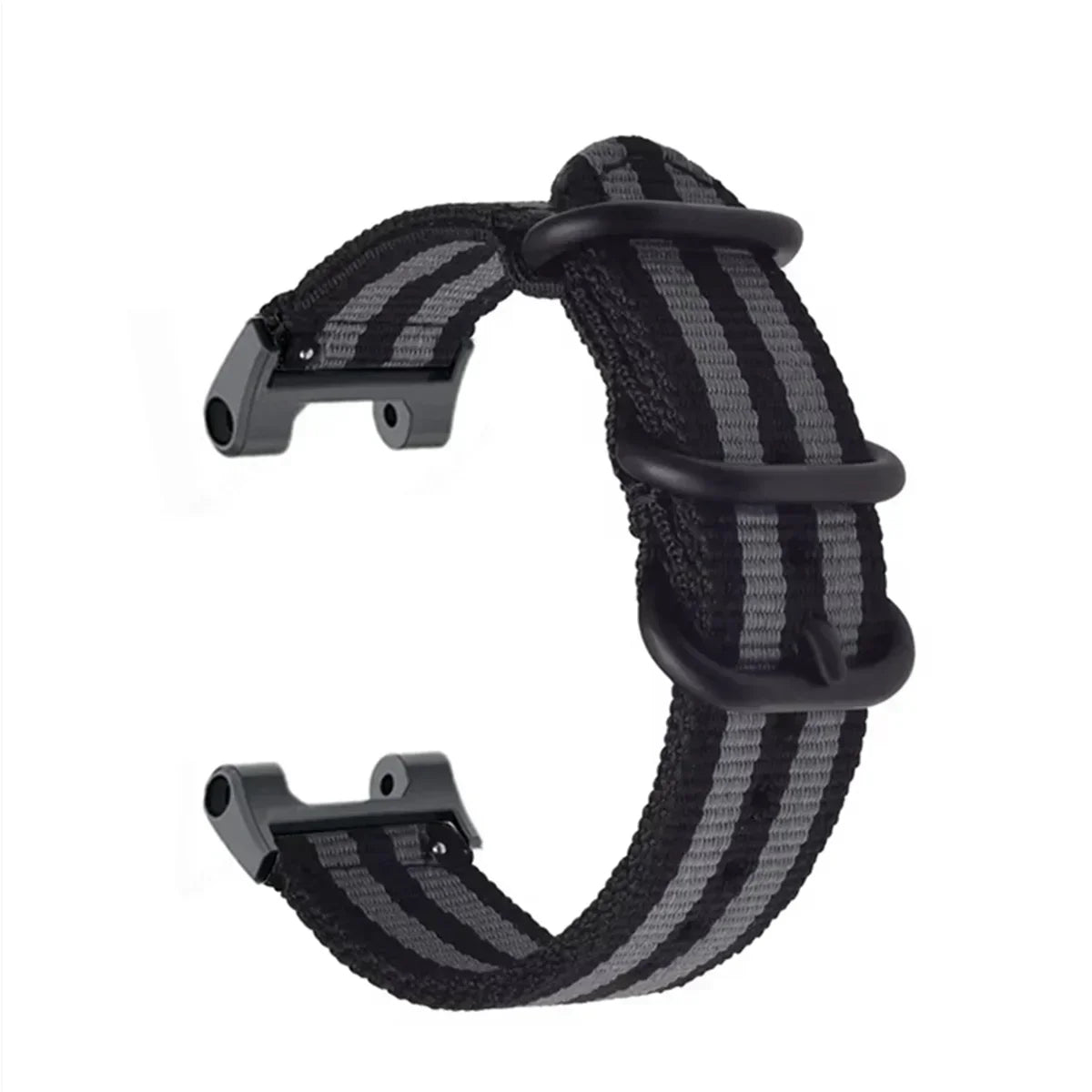 Nylon Band for Huami Amazfit T-rex 3/2 pro Watch Strap for Huami Amazfit T-rex Ultra Sport Belt Smartwatch Bracelet Accessories Qme Black Grey T-Rex or T-Rex Pro