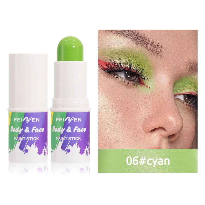 Shining Stick Makeup Waterproof Sweatproof Available Multiple Colors Qme 06 cyan