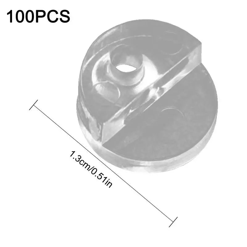 Glass Retainer Clips 100X Mirror Brackets Non-slip Installing Bracket Qme