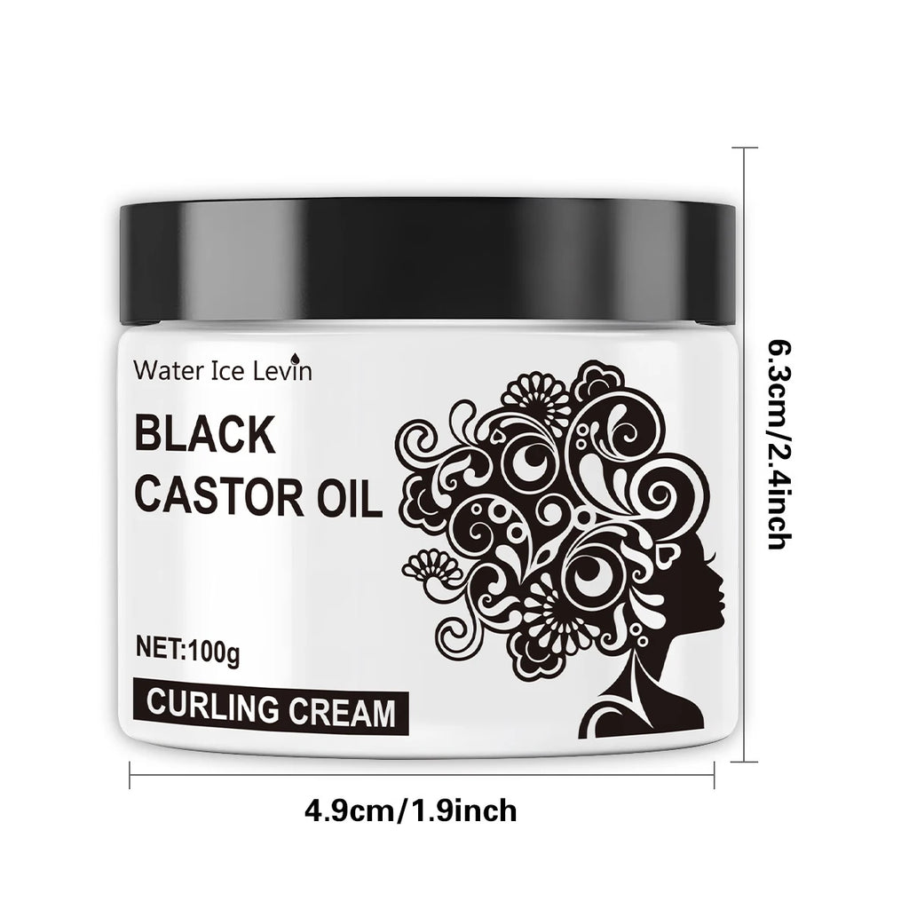 Curly Hair Elasticity Cream, Neutral Hair Gel, Moisturizing Curly Hair Formula, Nourishes and Moisturizes Hair, Provides Elasticity and a Fluffy Feel, 1 Bottle Qme