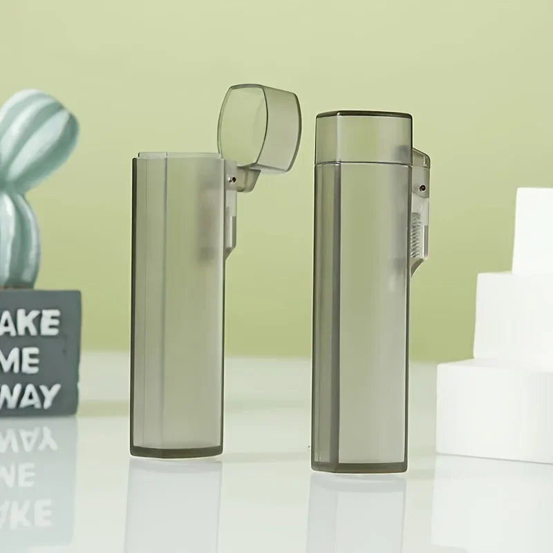 Portable Plastic Toothpick Case - Clear Toothpick Holder for Outdoor Travel, Kitchen, and Restaurant Supplies Qme