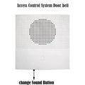 DC12V Wired Doorbell Four Wire Access Control Wall Mount Electronic Door Bell For Office Home Building Qme No plug