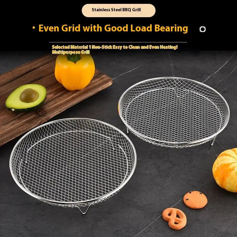 Air Fryer Grille Suitable Fryers Oven Grill Stackable Kitchen Qme