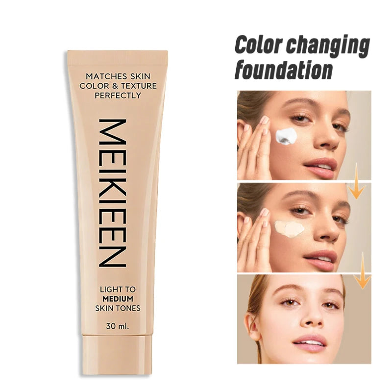 Lightweight Oil Control Concealer Liquid Waterproof Sweat Resistant Qme