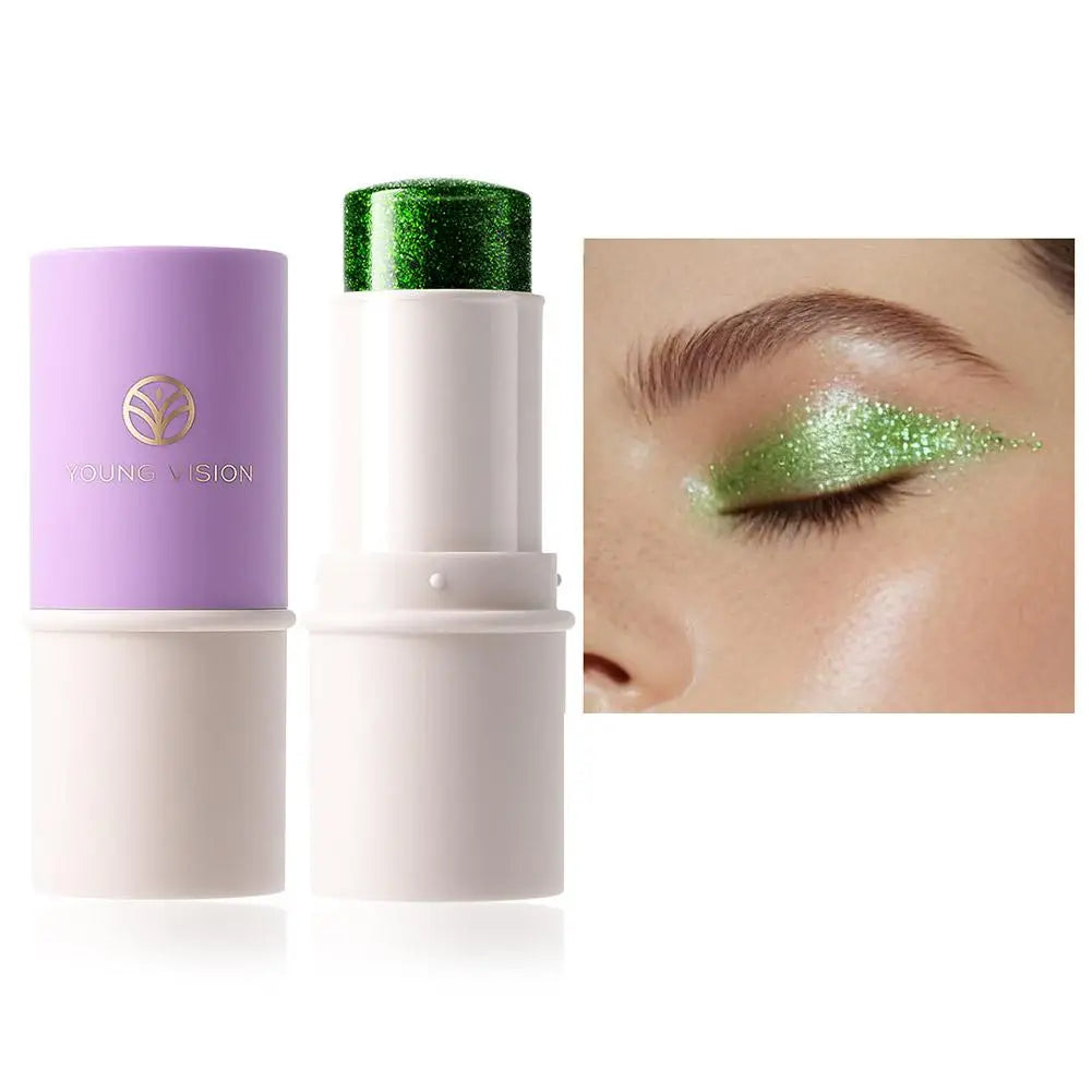 Holographic Sequins Body Glitter Stick Face Hair Makeup Festival Qme 06 green
