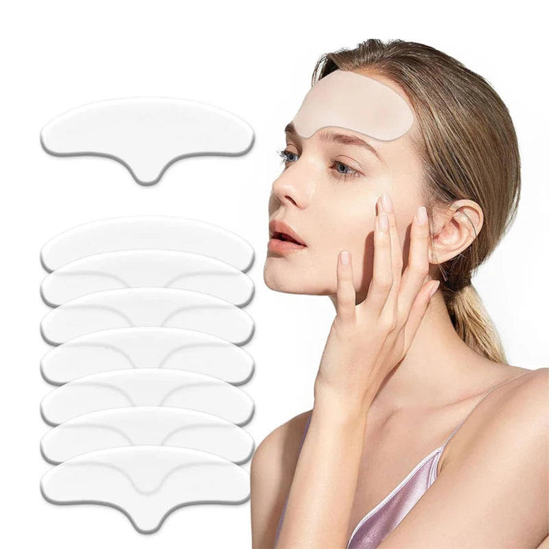 Anti Wrinkle Forehead Patch Silicone Reusable Soft Comfortable Easy Qme