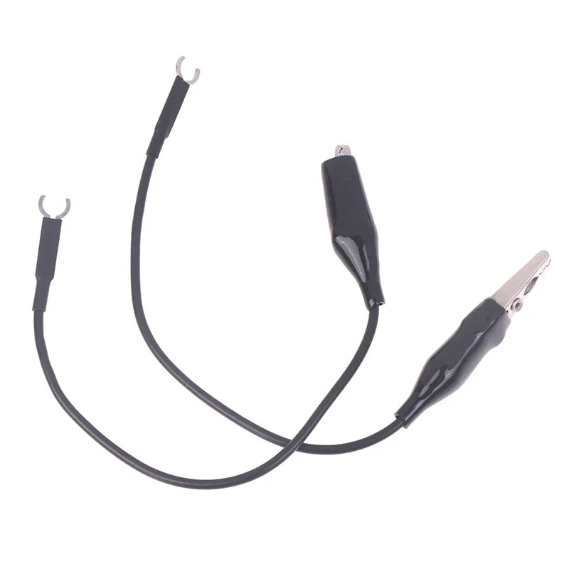2Pcs Universal Ground Wire Oscilloscope Ground Wire Clip Clectrical Protective Wire Probe Qme