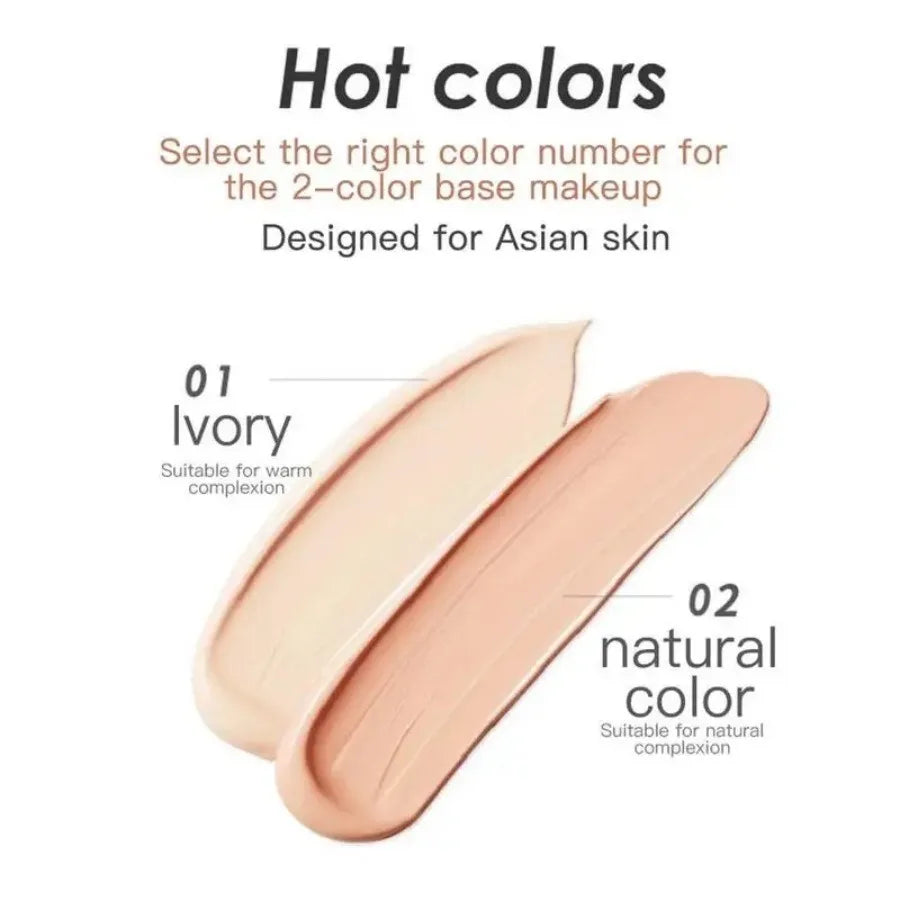 Snail Collagen BB Cream Mushroom Head Air Cushion CC Cream Face Concealer Brightening Moisturizing Foundation Cream Waterproof Qme
