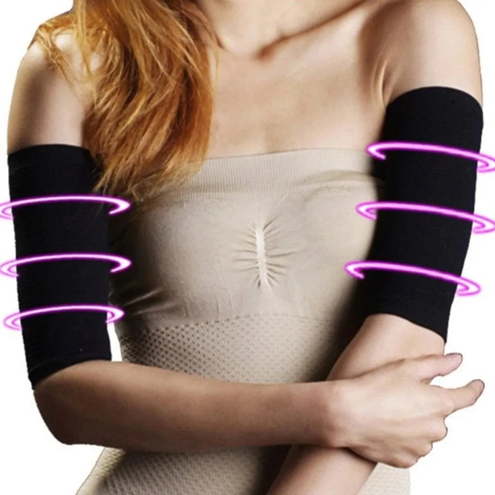 Arm Shaper Slimming Sleeves Warmers Women Thin Legs Calorie Off Fat Qme